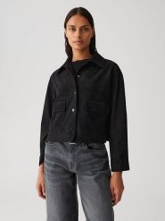 OPUS Kurtka koszulowa w kolorze czarnym rozmiar: 36. Czarne kurtki Opus, bez wzorów, bez kaptura. Za 217.99 zł.