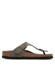 Birkenstock Japonki Gizeh Bs 0043393 Szary. Szare japonki Birkenstock, bez wzorów, ze skóry. Za 349.00 zł.