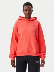New Balance Bluza WT41537 Pomarańczowy Relaxed Fit. Brązowe bluzy New Balance, xs, bez wzorów, z bawełny, bez kaptura. Za 229.99 zł.