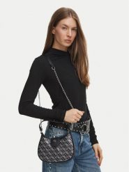 Guess Torebka J6BZ34 W4046 Czarny. Czarne torebki klasyczne Guess, z aplikacjami, bez dodatków. Za 294.99 zł.