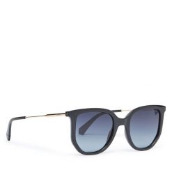 Okulary przeciwsłoneczne Polaroid. Czarne okulary przeciwsłoneczne Polaroid, bez wzorów. Za 259.99 zł.