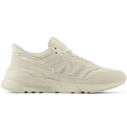 Sneakersy damskie New Balance 997 buty sportowe zamszowe beżowe (U997RME) beżowy. Brązowe buty treningowe bez wzorów, z materiału, bez zapięcia. Za 768.97 zł.