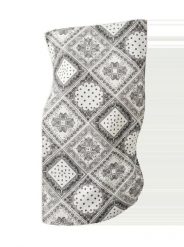 Chusta damska WINGS 180x90 cm wzór paisley bandana. Czarne chusty Wings, bez wzorów, z bawełny, eleganckie. Za 59.90 zł.