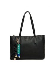 Valentino Torebka Ryta Re VBS9UI01 Czarny. Czarne shopper bag Valentino, bez wzorów, ze skóry, bez dodatków. Za 649.99 zł.