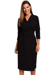 Stylove Sukienka w kolorze czarnym rozmiar: L. Czarne sukienki Stylove, l, bez wzorów, bez kołnierzyka, bez ramiączek, midi. Za 189.74 zł.