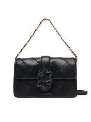 Just Cavalli Torebka 80RA4BM1 Czarny. Czarne torebki klasyczne Just Cavalli, bez wzorów, ze skóry, bez dodatków. Za 829.99 zł.