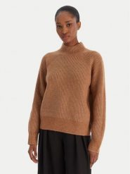 Calvin Klein Jeans Sweter Woolen Stitch LV044D372G Brązowy Regular Fit. Brązowe swetry Calvin Klein Jeans, xs, bez wzorów, z jeansu, bez ramiączek. Za 469.99 zł.