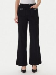 Morgan Jeansy 261-PSOFT1 Czarny Wide Leg. Czarne jeansy Morgan, bez wzorów, z bawełny. Za 349.99 zł.