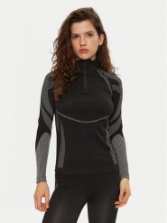 4F Bielizna termoaktywna górna 4FWAW24USEAF160 Czarny Slim Fit. Czarna bielizna termoaktywna damska 4f, bez wzorów, z syntetyku, bez ramiączek, narciarskie. Za 109.99 zł.