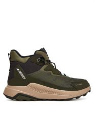 Adidas Trekkingi Terrex Anylander CLIMAWARM+ JQ9951 Khaki. Brązowe buty trekkingowe adidas, bez wzorów, z materiału, bez zapięcia, trekkingowe, climawarm (adidas). Za 489.99 zł.