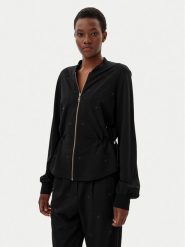 Liu Jo Sport Bluza TA5190 J5942 Czarny Regular Fit. Czarne bluzy bez kaptura Liu Jo Sport, xs, bez wzorów, z syntetyku, bez kaptura. Za 529.99 zł.