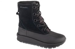 Buty zimowe damskie, Moritza Shield Omni-Heat. Czarne buty trekkingowe Columbia, na zimę, z materiału, bez zapięcia. Za 499.99 zł.