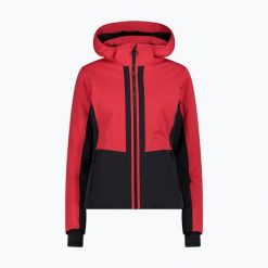 Kurtka narciarska damska CMP 35W0266 Zip Hood. Czerwone kurtki narciarskie CMP, na zimę, bez wzorów, bez kaptura, narciarskie. Za 1,049.00 zł.