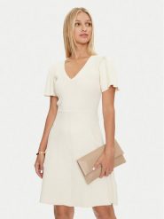 DKNY Sukienka codzienna DD4EN992 Beżowy Slim Fit. Brązowe sukienki DKNY, na co dzień, m, bez wzorów, z bawełny, bez kołnierzyka, bez ramiączek, proste. Za 429.99 zł.