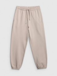 4F Spodnie dresowe joggery damskie - szare XL. Szare spodnie sportowe 4f, bez wzorów, z dresówki. Za 149.99 zł.