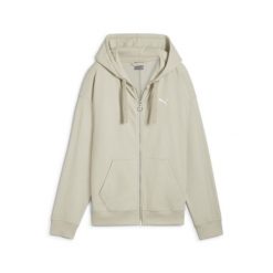 Bluza sportowa damska Puma Bluza Her Fz. Brązowe bluzy bez kaptura Puma, s, bez wzorów, bez kaptura. Za 192.99 zł.