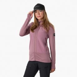 Bluza polarowa Wędrówki damska Swedemount Trondheim Wind Mid Layer Full Zip. Fioletowe bluzy bez kaptura SWEDEMOUNT, bez wzorów, z polaru, narciarskie. Za 249.99 zł.