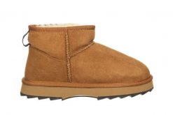 Śniegowce Emu Sharky Micro Chestnut Black 119193, Brązowy, Skóra naturalna - 40. Brązowe śniegowce EMU, bez wzorów, z gumy, bez zapięcia. W wyprzedaży za 494.10 zł.