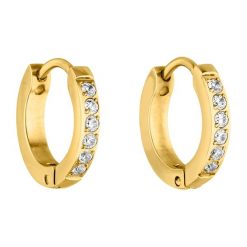 Purelei Purelei Kolczyki Kółka Kaimana Kolczyki koła 1 ct Damski. Białe kolczyki Purelei, z cyrkonią, pozłacane. Za 135.89 zł.