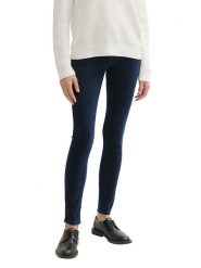 Tom Tailor Dżinsy - Skinny fit - w kolorze granatowym rozmiar: W27/L32. Niebieskie jeansy Tom Tailor, l, bez wzorów, klasyczne, z podwyższonym stanem. Za 88.23 zł.