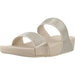 Sandały FITFLOP LULU SHIMMERGLITZ Złoty. Żółte sandały FIT FLOP, bez wzorów, z materiału, bez obcasa, bez zapięcia. Za 469.00 zł.