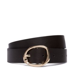Pasek Tommy Hilfiger. Brązowe paski Tommy Hilfiger, bez wzorów. Za 269.99 zł.