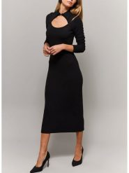 LA Angels Sukienka w kolorze czarnym rozmiar: L. Czarne sukienki LA Angels, l, bez wzorów, bez kołnierzyka, bez ramiączek, maxi. Za 165.99 zł.