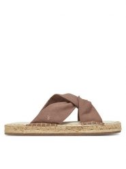 EMU Australia Espadryle Rowley W13169 Beżowy. Brązowe espadryle Emu Australia, bez wzorów, z materiału, bez obcasa. Za 259.99 zł.