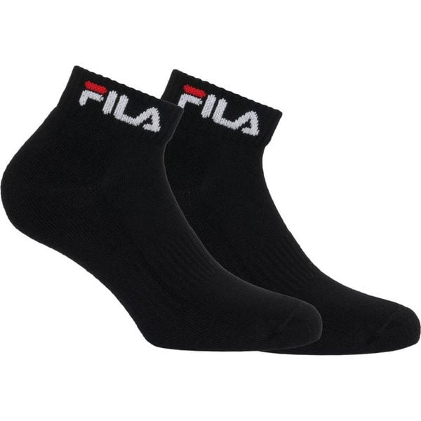 Fila skarpety 2-pack czarne rozmiar 35-38 nad kostkę. Czarne skarpetki Fila, bez wzorów. Za 138.99 zł.