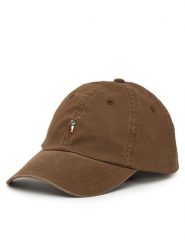 Polo Ralph Lauren Czapka z daszkiem 211954881005 Brązowy. Brązowe czapki z daszkiem Polo Ralph Lauren, bez wzorów, z bawełny. Za 359.99 zł.