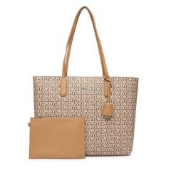 Torebka DKNY. Brązowe shopper bag DKNY, bez wzorów, bez dodatków. Za 789.99 zł.