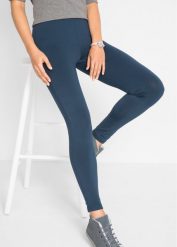 Legginsy termiczne z wygodnym paskiem. Zielone bielizna termoaktywna damska bonprix, bez wzorów. Za 62.99 zł.