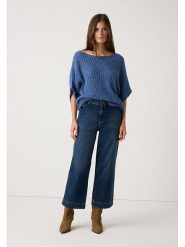 More & More Sweter w kolorze niebieskim rozmiar: 36. Niebieskie swetry More & More, bez wzorów, ze splotem, bez ramiączek. Za 119.95 zł.