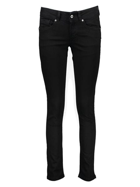 Pepe Jeans Dżinsy "Newbrooke" - Slim fit - w kolorze czarnym rozmiar: W31/L30. Czarne jeansy Pepe Jeans, l, z aplikacjami, z jeansu, klasyczne. Za 176.08 zł.