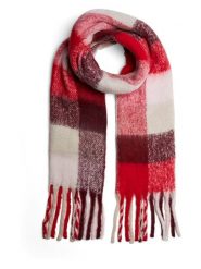 Pieces Szal w kolorze czerwonym rozmiar: onesize. Czerwone szaliki i kominy Pieces, bez wzorów. Za 79.21 zł.