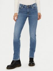 Lee Jeansy Elly 112355239 Niebieski Slim Fit. Niebieskie jeansy Lee, bez wzorów, z bawełny. Za 259.99 zł.