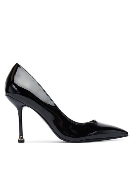 Liu Jo Szpilki Demi 04 SF5003 EX004 Czarny. Czarne szpilki Liu Jo, bez wzorów, ze skóry, bez obcasa, na szpilce, bez zapięcia. Za 499.99 zł.