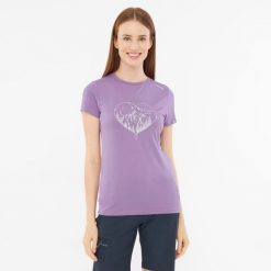 T-shirt damski VIKING Lenta Bamboo Light Lady. Fioletowe t-shirty sportowe Viking, l, bez wzorów, bez ramiączek. Za 129.90 zł.