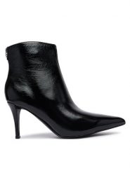 Guess Botki FLFCLZ LEA10 Czarny. Czarne botki Guess, z aplikacjami, bez obcasa, na szpilce, bez zapięcia. Za 674.99 zł.