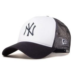 Czapka z daszkiem New Era. Białe czapki z daszkiem New Era, bez wzorów. Za 99.99 zł.