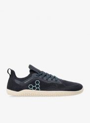 Buty lifestyle damskie Vivobarefoot Primus Lite Knit. Niebieskie buty trekkingowe VIVOBAREFOOT, bez wzorów, z włókna, bez zapięcia, do biegania. Za 565.39 zł.