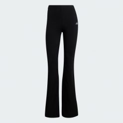 Legginsy Essentials Small Logo Flared. Białe legginsy adidas, bez wzorów. Za 149.00 zł.