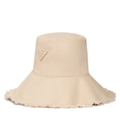 Kapelusz Guess. Brązowe kapelusze Guess, z aplikacjami. Za 239.99 zł.