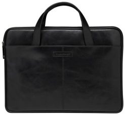 Torba dbramante1928 Silkeborg 15'' czarny. Czarne torby na laptopa DBRAMANTE1928, bez wzorów. Za 249.00 zł.