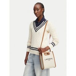 Torebka Lacoste. Białe torebki klasyczne Lacoste, bez wzorów, klasyczne, bez dodatków. Za 458.99 zł.
