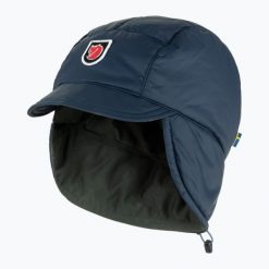 Czapka zimowa Fjällräven Expedition Padded Cap. Niebieskie czapki zimowe Fjällräven, bez wzorów, sportowe. Za 282.75 zł.