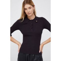Scotch & Soda sweter damski kolor czarny lekki. Czarne swetry Scotch & Soda, l, bez wzorów, z dzianiny, bez ramiączek. W wyprzedaży za 355.99 zł.