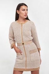 Sukienka cekinowa mini ELISABETTA FRANCHI. Sukienki Elisabetta Franchi, bez wzorów, bez kołnierzyka, bez ramiączek, mini. W wyprzedaży za 1,962.35 zł.