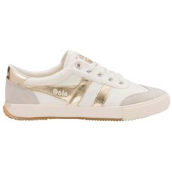 Damskie obuwie halowe Gola. Białe buty sportowe lifestyle Gola, bez wzorów, retro, bez zapięcia. Za 361.50 zł.