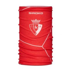 Rowerowy komin na szyję Club Atlético Osasuna x Siroko Siroko OS NW Valiente R. Czerwone szaliki i kominy SIROKO, bez wzorów, z tkaniny, biznesowe. Za 75.00 zł.